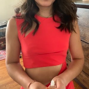 PINK/CORAL PROM DRESS